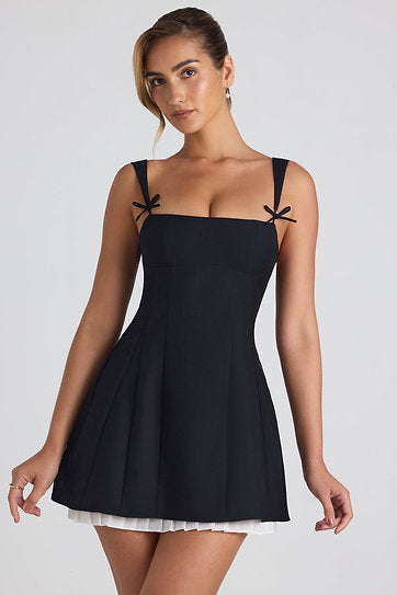 Clarisse — Vestido mini con lazos