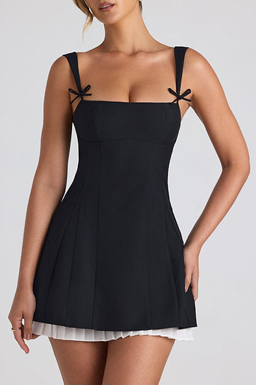 Clarisse — Vestido mini con lazos