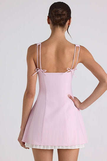 Clarisse — Vestido mini con lazos