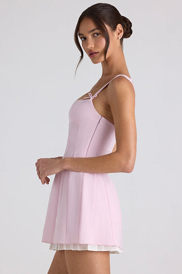 Clarisse — Vestido mini con lazos