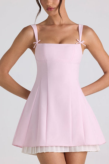 Clarisse — Vestido mini con lazos