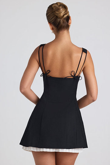 Clarisse — Vestido mini con lazos
