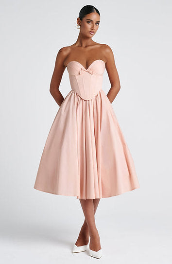 Daisy — Vestido midi corset