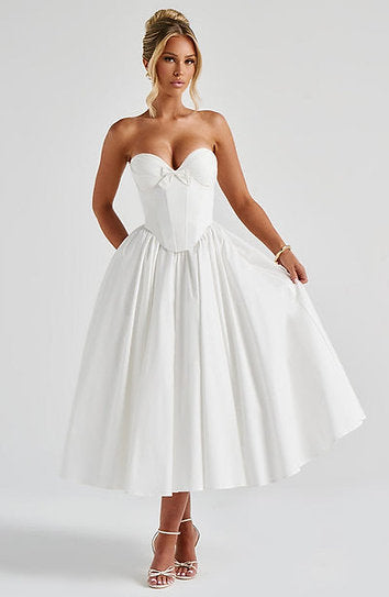 Daisy — Vestido midi corset