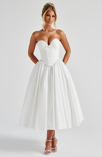 Daisy — Vestido midi corset