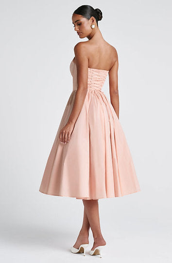 Daisy — Vestido midi corset