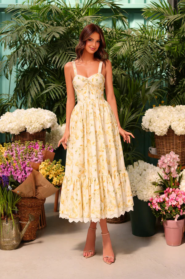 Dana — Vestido midi