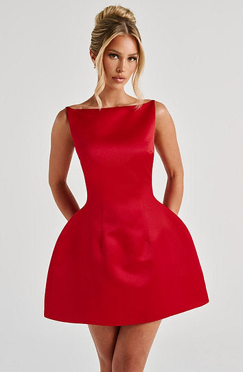 Darelene — Vestido mini espalda descubierta