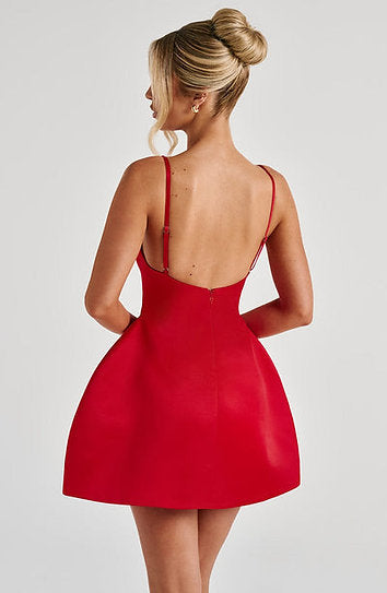 Darelene — Vestido mini espalda descubierta