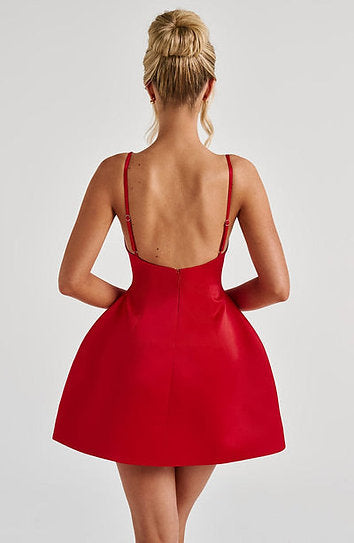 Darelene — Vestido mini espalda descubierta