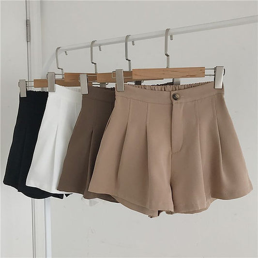 Donna — Short con pliegues