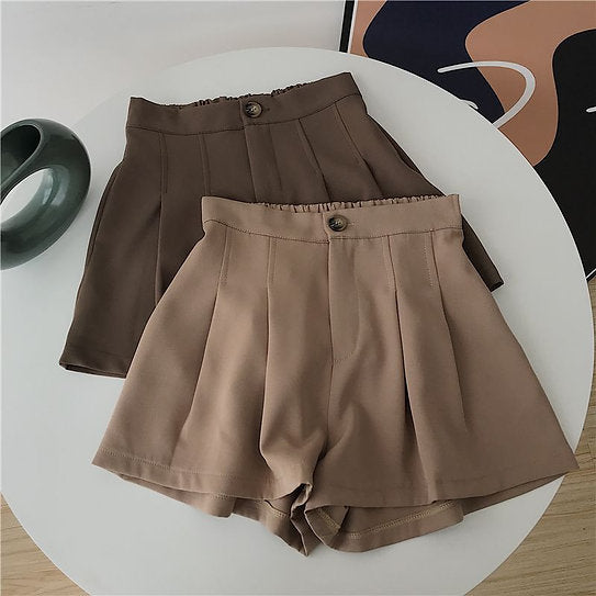 Donna — Short con pliegues