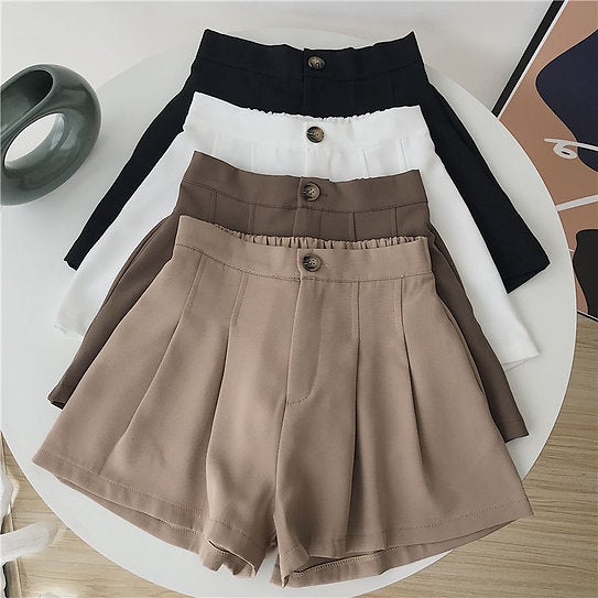 Donna — Short con pliegues
