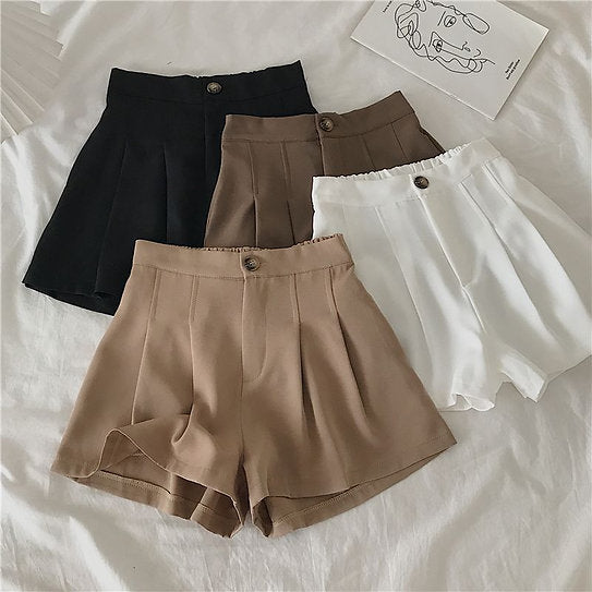 Donna — Short con pliegues