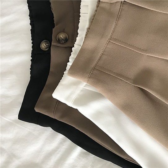 Donna — Short con pliegues