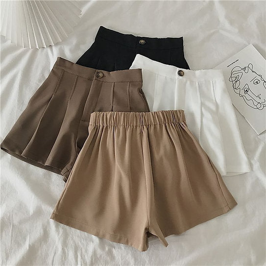 Donna — Short con pliegues