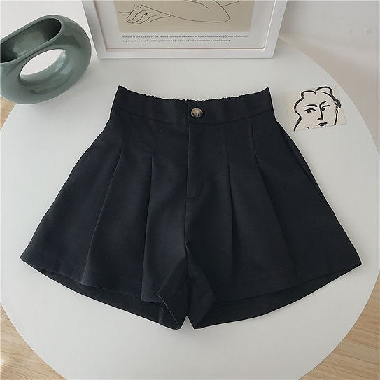 Donna — Short con pliegues