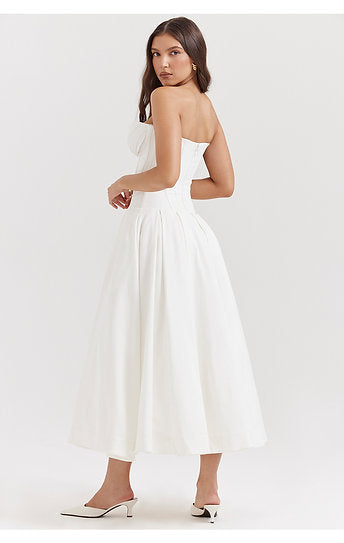 Eloise — Vestido midi con bolsillos