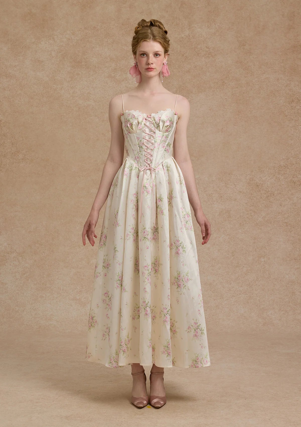 Elvira — Vestido maxi corset