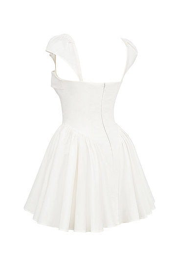 Emilie — Vestido mini con botones