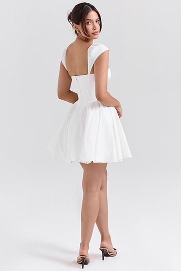 Emilie — Vestido mini con botones