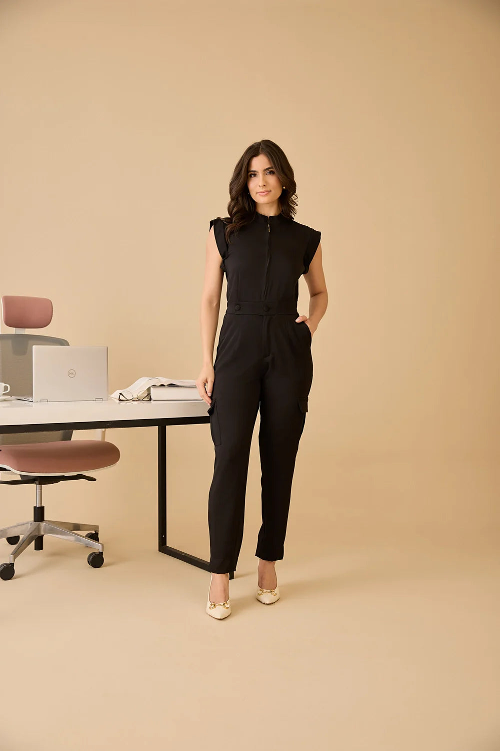 Emily — Uniforme enterizo con pantalón encauchado