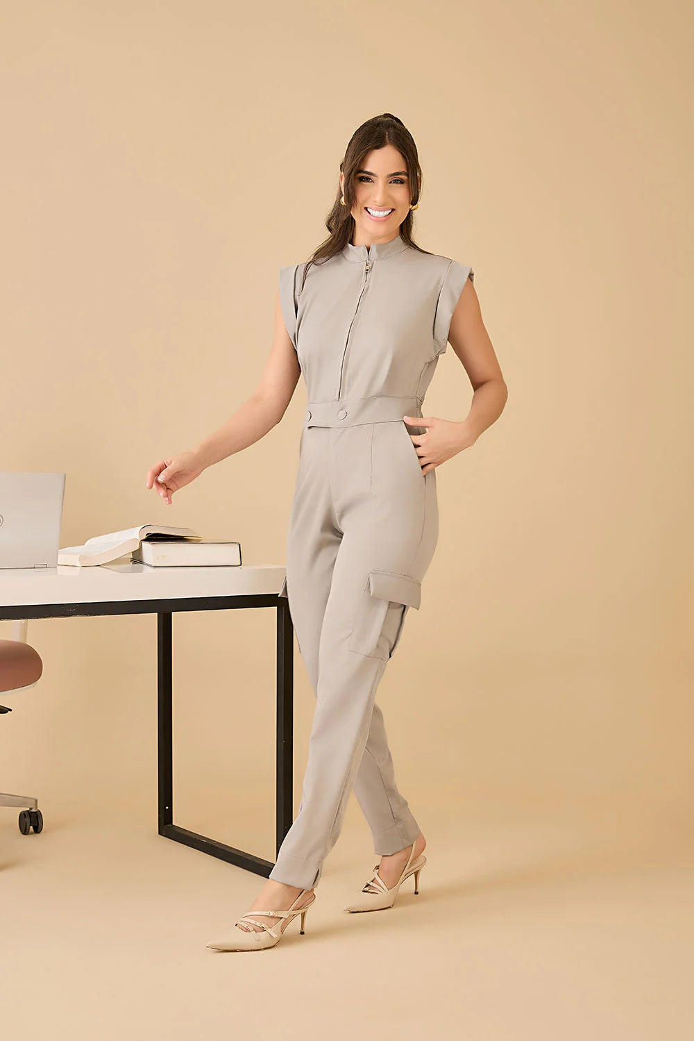 Emily — Uniforme enterizo con pantalón encauchado