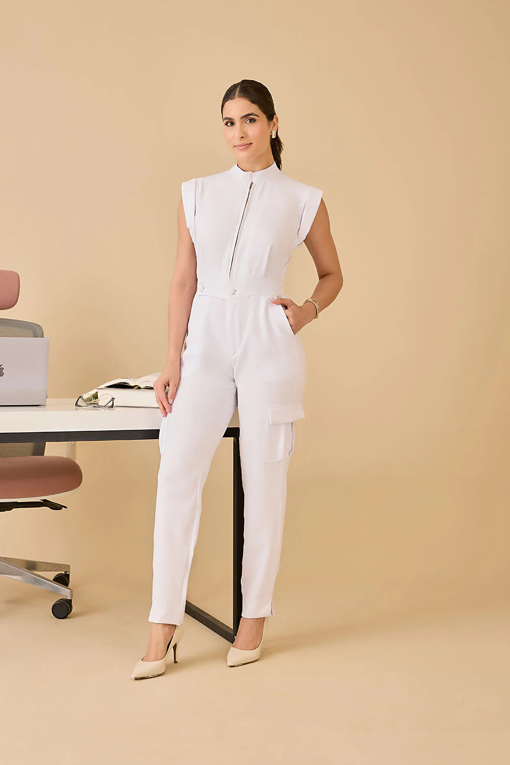 Emily — Uniforme enterizo con pantalón encauchado