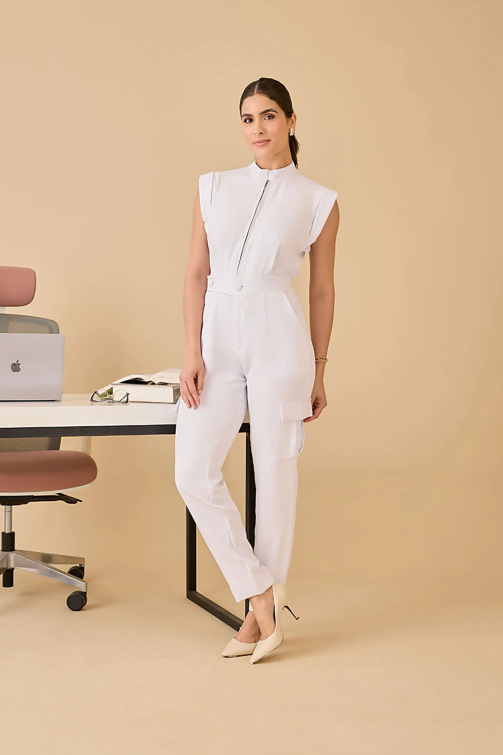 Emily — Uniforme enterizo con pantalón encauchado