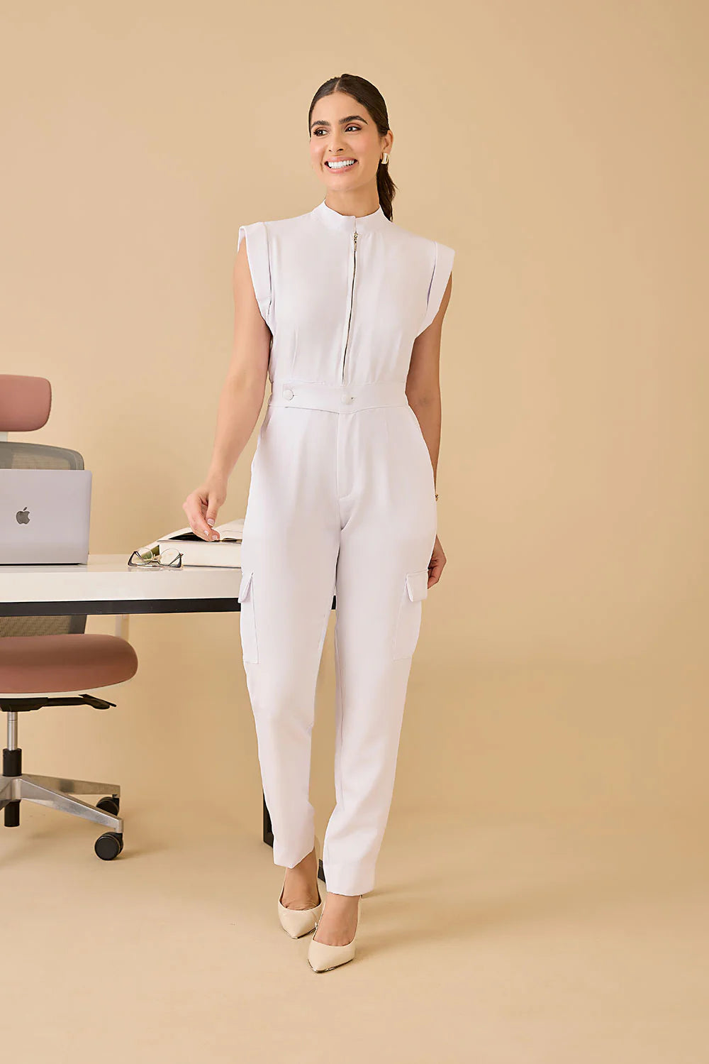 Emily — Uniforme enterizo con pantalón encauchado