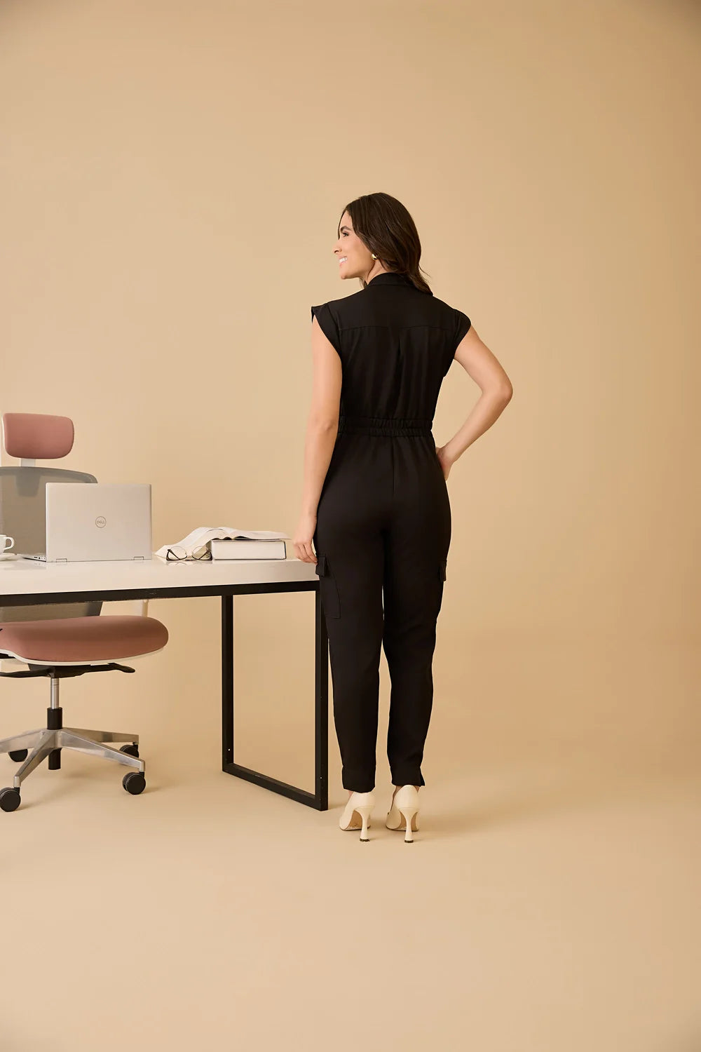 Emily — Uniforme enterizo con pantalón encauchado