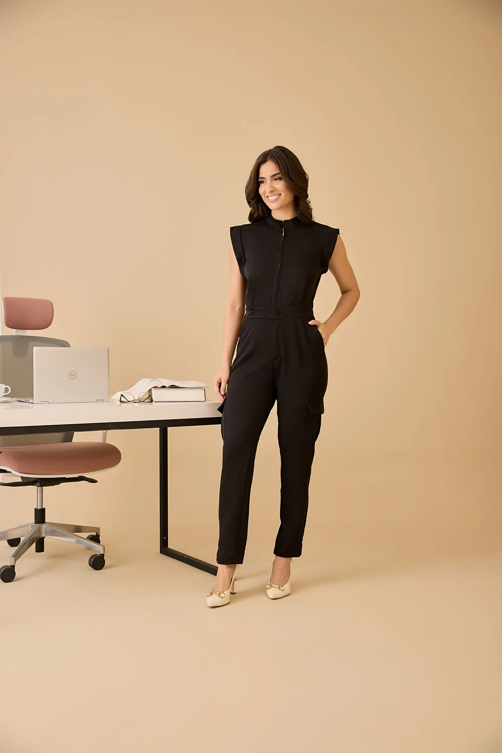 Emily — Uniforme enterizo con pantalón encauchado
