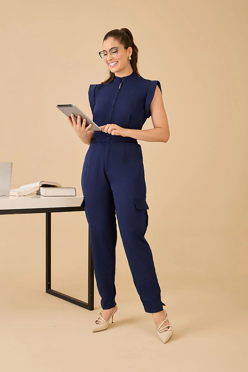Emily — Uniforme enterizo con pantalón encauchado