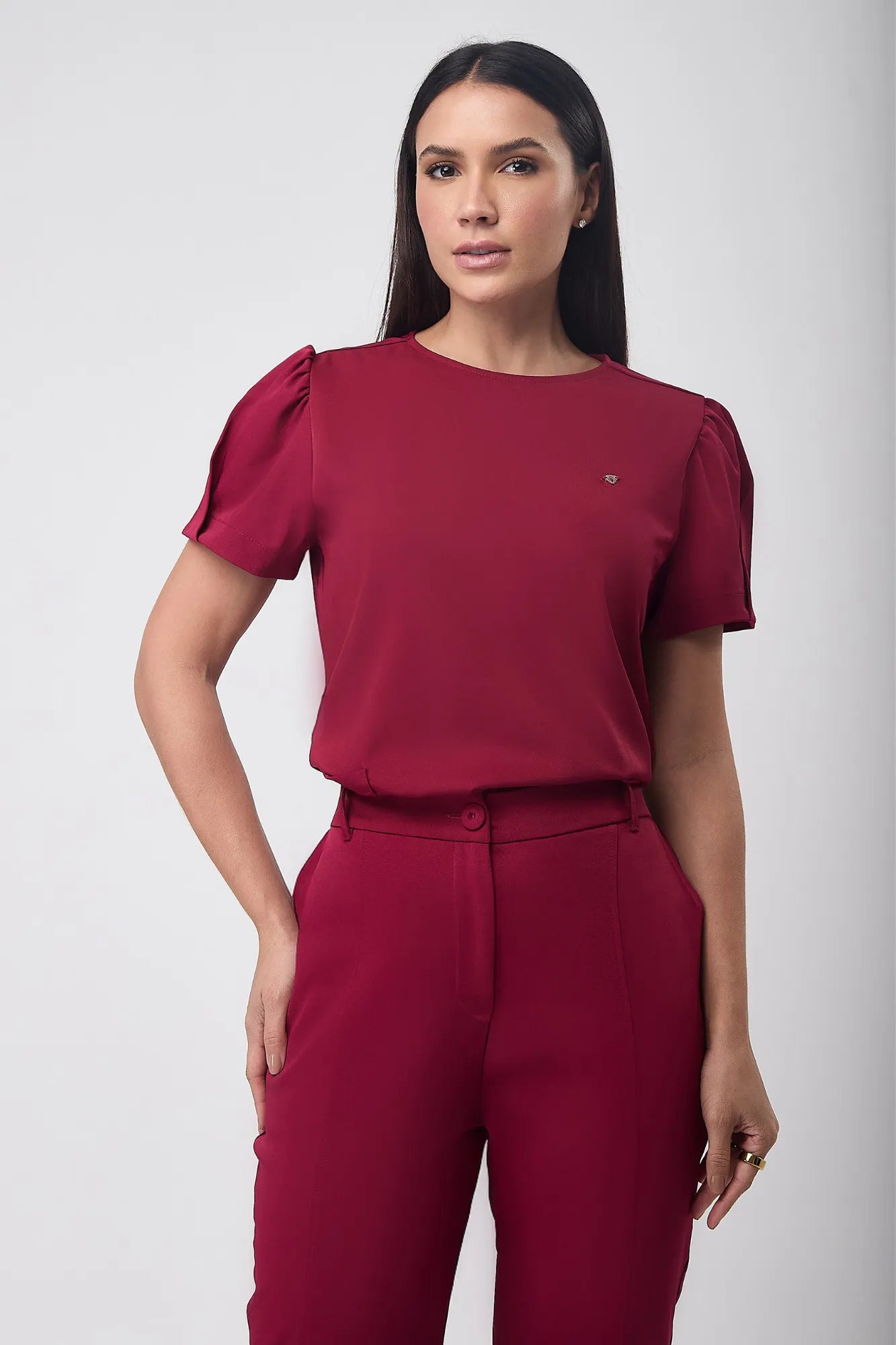 Érica — Uniforme con pantalón encauchado