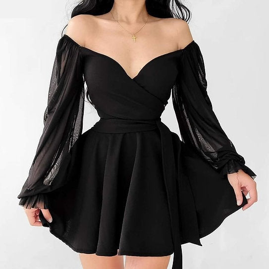 Estella — Vestido mini con lazo