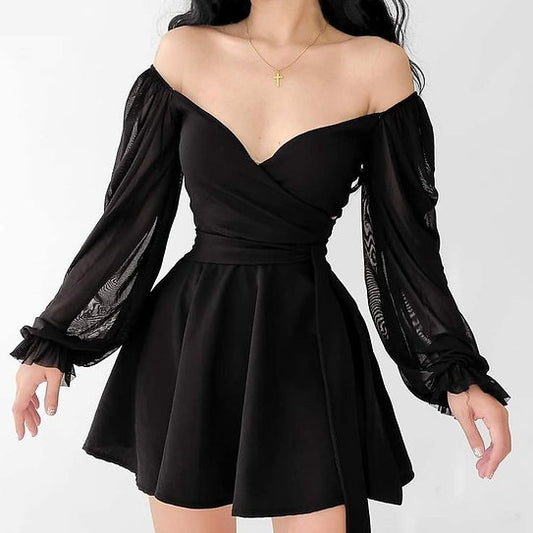 Estella — Vestido mini con lazo