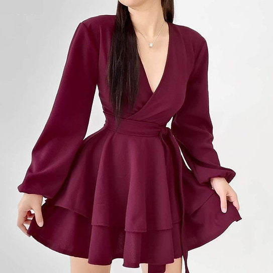 Fiorella — Vestido mini con lazo