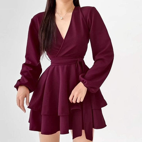 Fiorella — Vestido mini con lazo