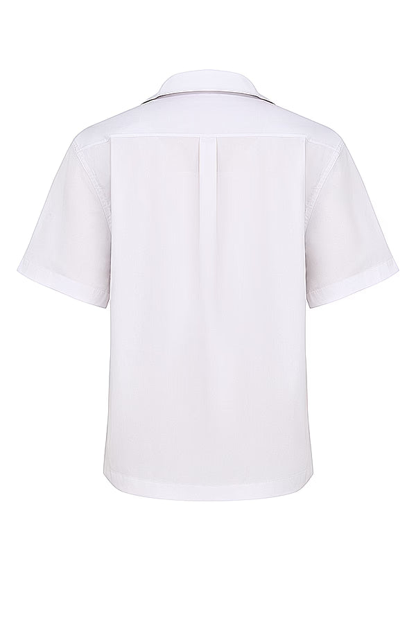 Francine — Conjunto playero: camisa y pantalón