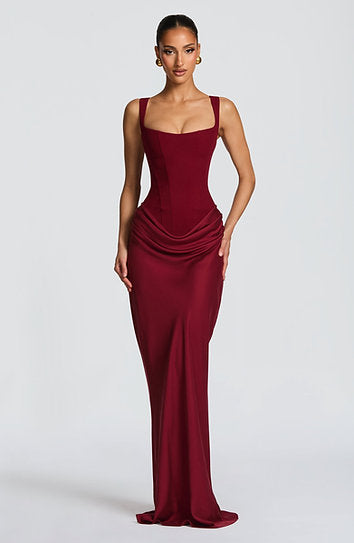 Gwen — Vestido maxi corset