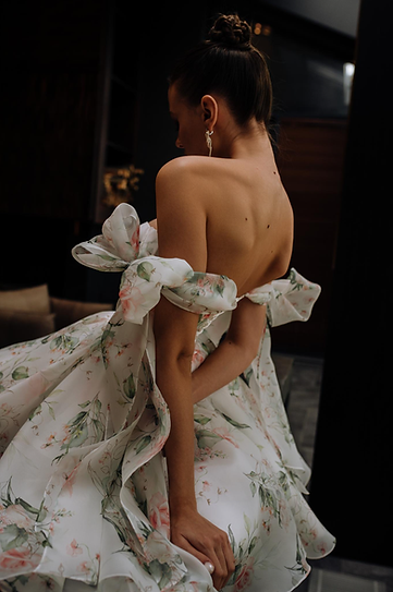 Heaven — Vestido mini corset con lazos