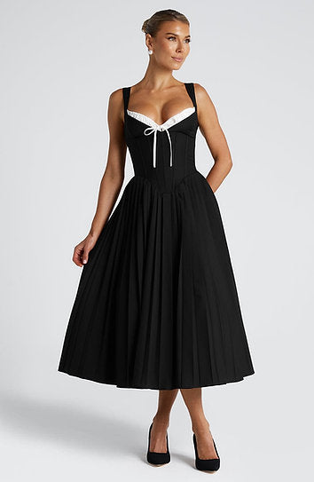 Hilary — Vestido midi corset