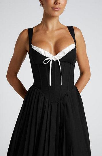 Hilary — Vestido midi corset