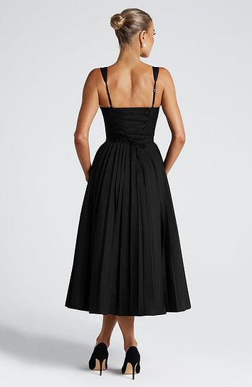 Hilary — Vestido midi corset