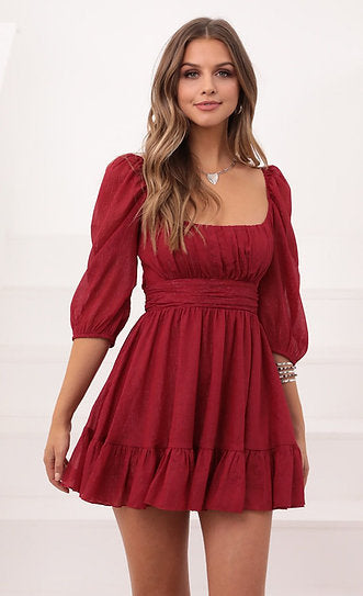 Julieta — Vestido mini con volantes