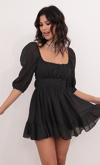 Julieta — Vestido mini con volantes