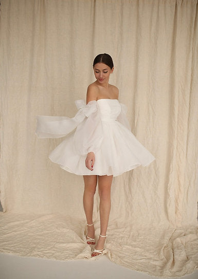 Juliette — Vestido mini corset con lazos