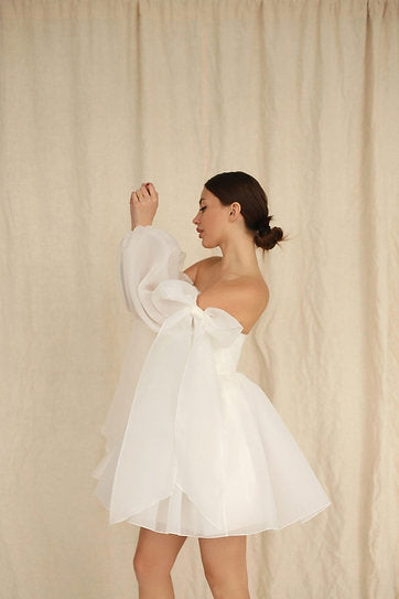 Juliette — Vestido mini corset con lazos