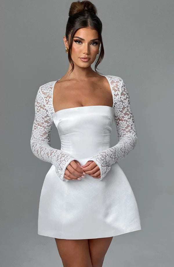 Kathy — Vestido mini con lazo
