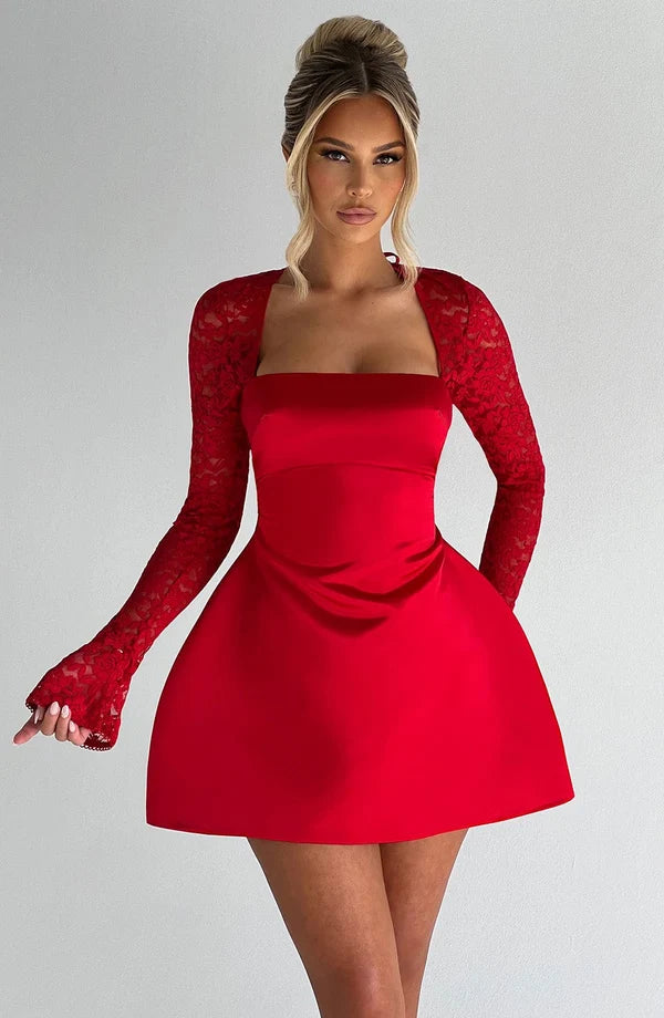 Kathy — Vestido mini con lazo